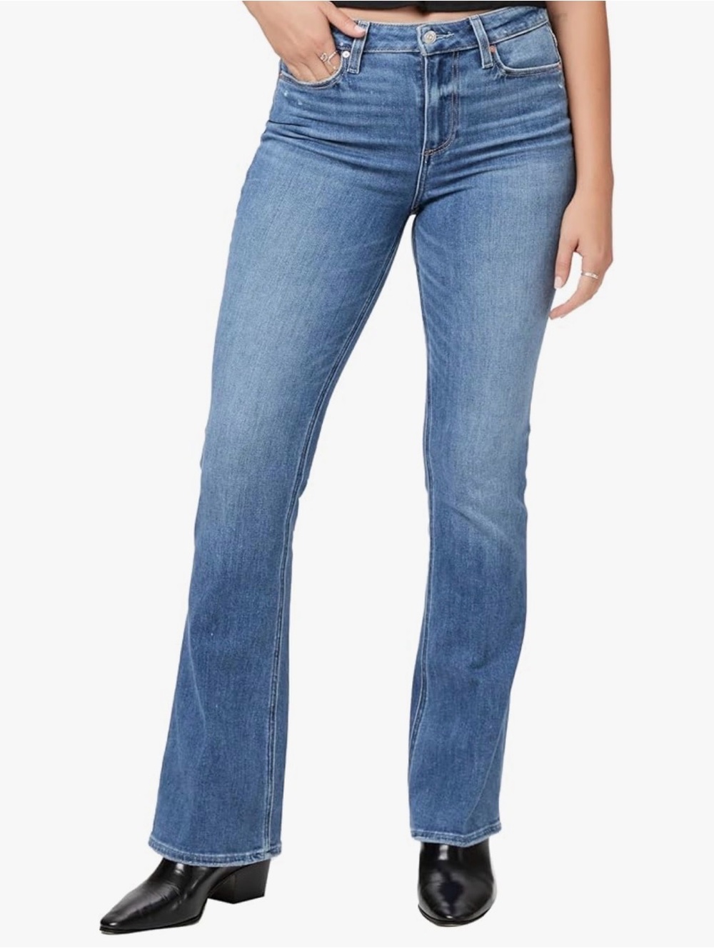 PAIGE Women’s High Rise Laurel Canyon Jeans, 28